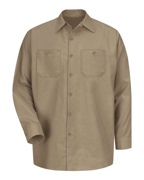 Red Kap SP14 Men's Industrial Long Sleeve Work Shirt
