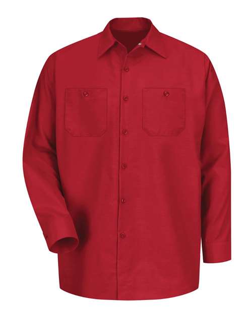 Red Kap SP14 Men's Industrial Long Sleeve Work Shirt