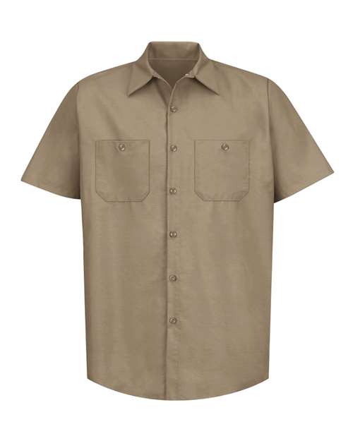 Red Kap SP24 Men's Industrial Short Sleeve Work Shirt