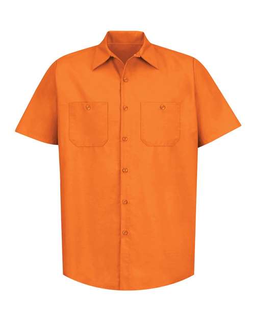 Red Kap SP24 Men's Industrial Short Sleeve Work Shirt