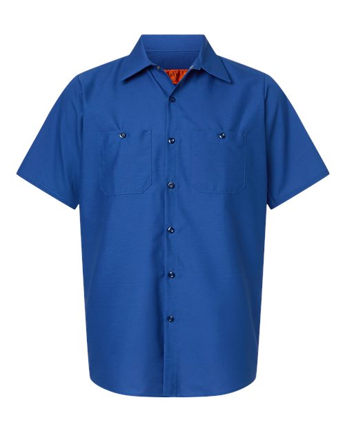 Red Kap SP24 Men's Industrial Short Sleeve Work Shirt