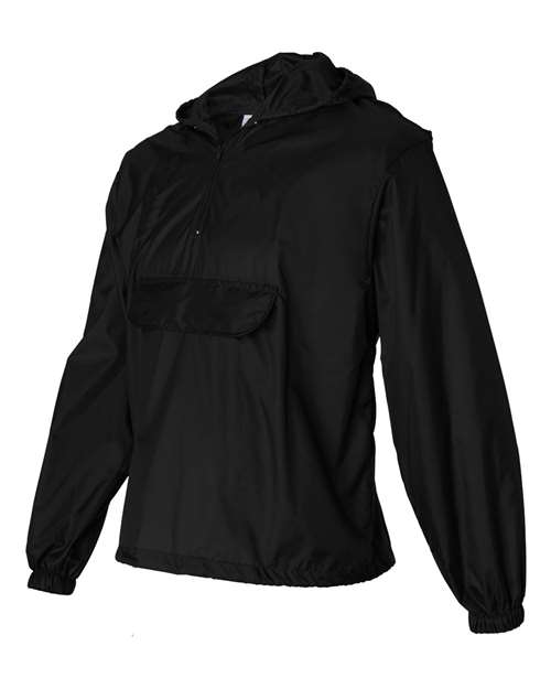 Augusta Sportswear 3130 Unisex Packable Half-Zip Hooded Pullover Jacket