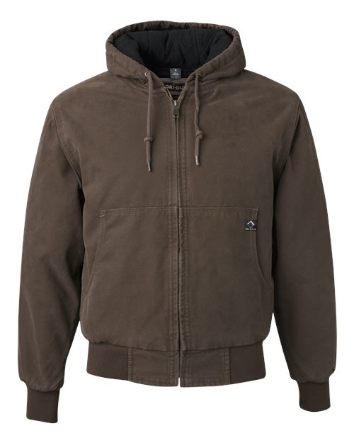DRI DUCK 5020T Men's Tall Cheyenne Boulder Cloth™ Hooded Jacket with Tricot Quilt Lining