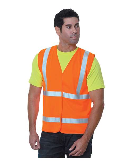 Bayside 3789 Unisex USA-Made Economy Class 2 ANSI Vest