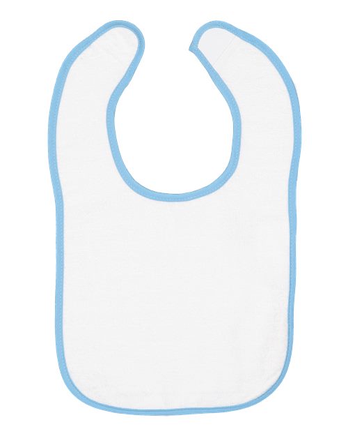 Rabbit Skins 1003 Infant Contrast Trim Terry Bib