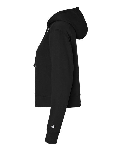 Badger 1261 Women's Crop Hooded Sweatshirt