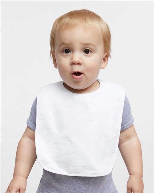 Rabbit Skins 1003 Infant Contrast Trim Terry Bib