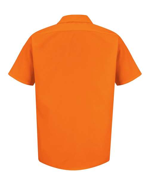 Red Kap SS24 Men's Enhanced Visibility Short Sleeve Work Shirt