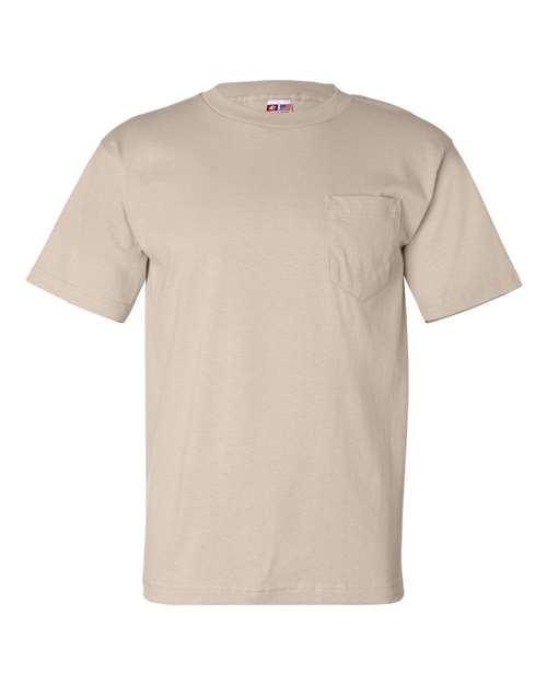 Bayside 7100 Unisex USA-Made Pocket T-Shirt