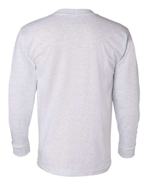 Bayside 8100 Unisex USA-Made Long Sleeve Pocket T-Shirt