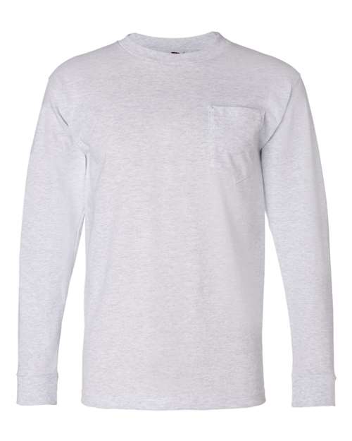 Bayside 8100 Unisex USA-Made Long Sleeve Pocket T-Shirt