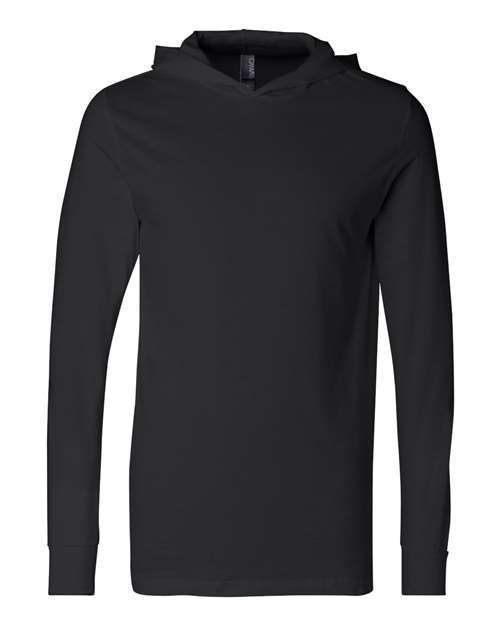BELLA + CANVAS 3512 Unisex Jersey Hooded Long Sleeve Tee