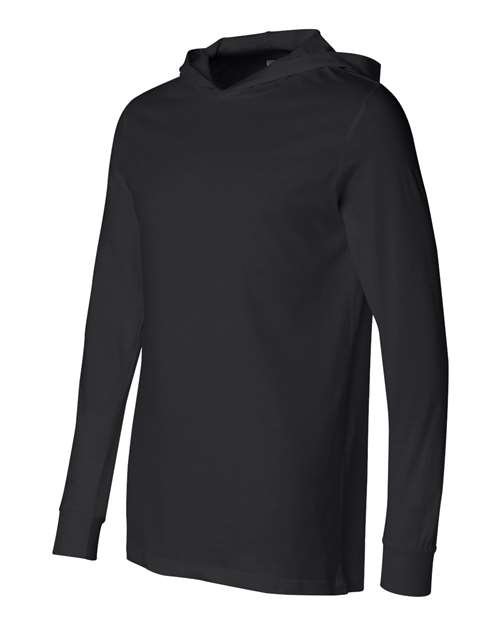 BELLA + CANVAS 3512 Unisex Jersey Hooded Long Sleeve Tee