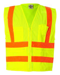 Kishigo 1197-1198 Unisex Prismatic Hydrowick-Lite Multi Zipper Vest