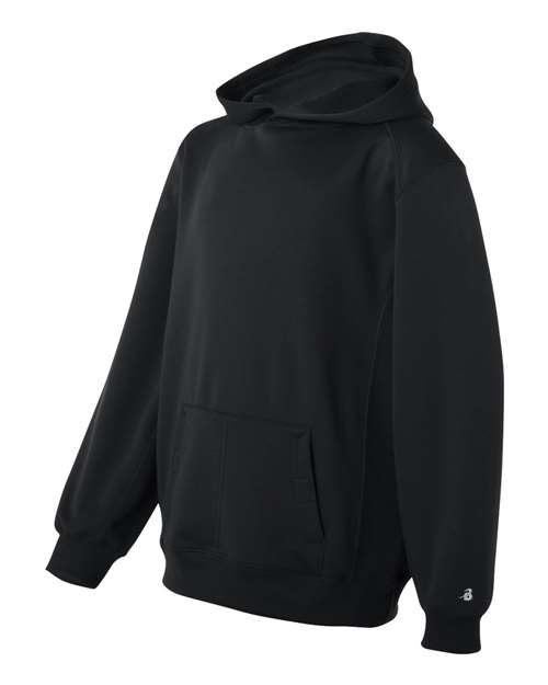 Badger 2454 Youth Performance Fleece Hooded Sweatshirt