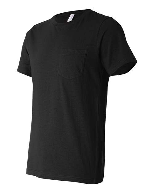 BELLA + CANVAS 3021 Men's Jersey Pocket Tee