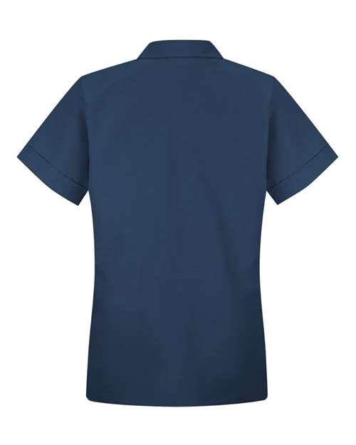 Red Kap TP23 Women's Loose Fit Short Sleeve Button Smock