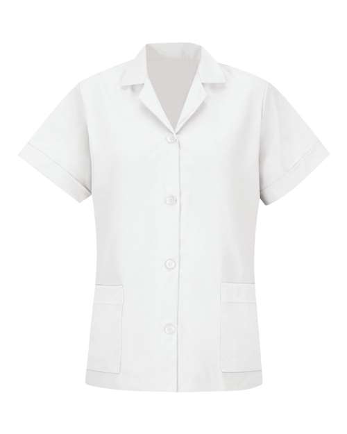 Red Kap TP23 Women's Loose Fit Short Sleeve Button Smock