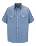 Red Kap SC24 Men's Deluxe Western Style Short Sleeve Shirt