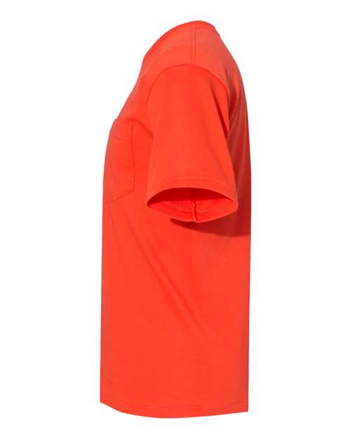 Bayside 5070 Unisex USA-Made Midweight Pocket T-Shirt