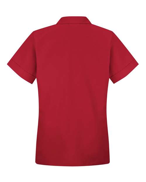 Red Kap TP23 Women's Loose Fit Short Sleeve Button Smock