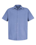 Red Kap SP26 Men's Specialized Short Sleeve Pocketless Work Shirt