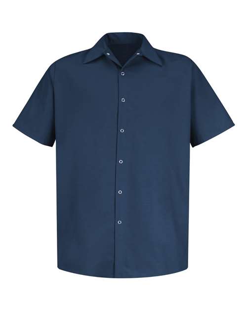 Red Kap SP26 Men's Specialized Short Sleeve Pocketless Work Shirt