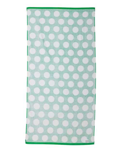 Carmel Towel Company C3060P Polka Dot Velour Beach Towel