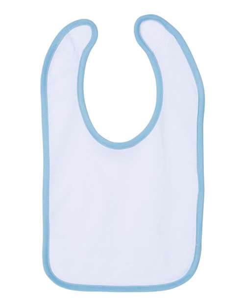 Rabbit Skins 1004 Infant Contrast Trim Premium Jersey Bib
