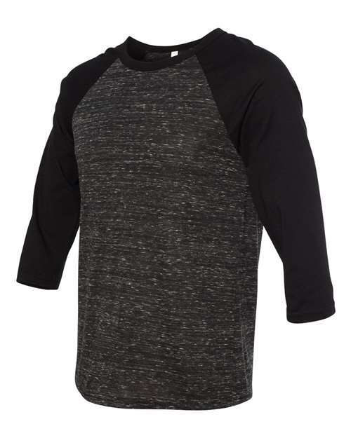 BELLA + CANVAS 3200 Unisex Three-Quarter Sleeve Baseball Tee