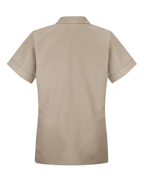 Red Kap TP23 Women's Loose Fit Short Sleeve Button Smock