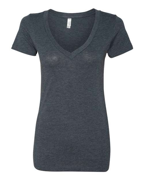 Next Level 6740 Women’s Triblend Deep V-Neck Tee