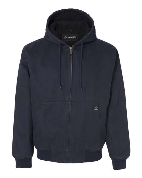 DRI DUCK 5020 Men's Cheyenne Boulder Cloth™ Hooded Jacket with Tricot Quilt Lining