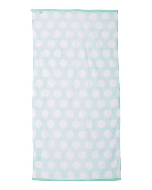 Carmel Towel Company C3060P Polka Dot Velour Beach Towel