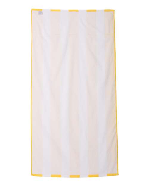 Carmel Towel Company C3060S Cabana Stripe Velour Beach Towel