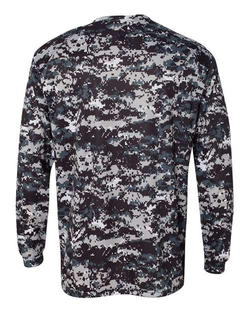Badger 4184 Men's Digital Camo Long Sleeve T-Shirt
