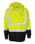 Kishigo RWJ102-103 Unisex Storm Cover Waterproof Rain Jacket