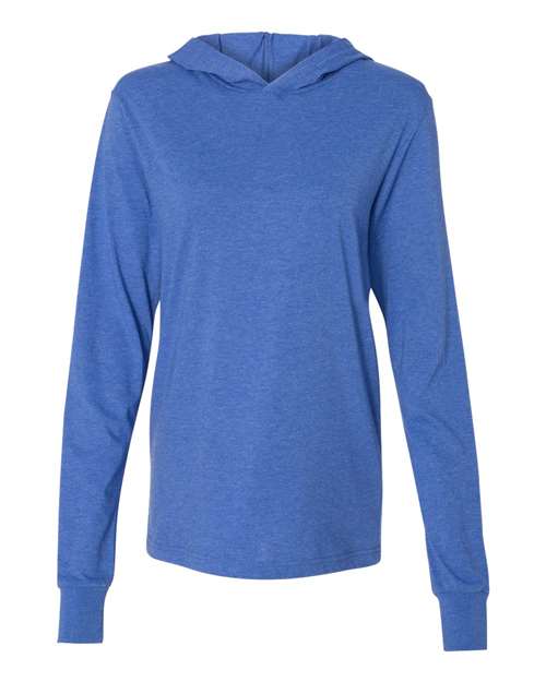 BELLA + CANVAS 3512 Unisex Jersey Hooded Long Sleeve Tee
