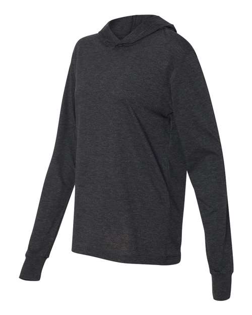 BELLA + CANVAS 3512 Unisex Jersey Hooded Long Sleeve Tee