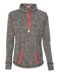 J. America 8617 Women's Cosmic Fleece Quarter-Zip Pullover