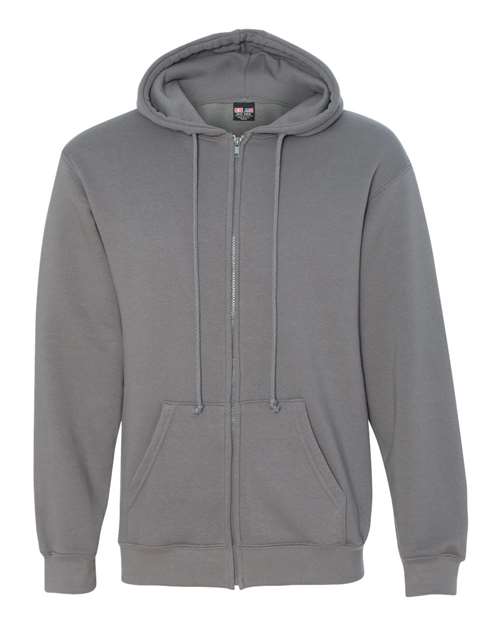 Bayside 900 Unisex USA-Made Full-Zip Hooded Sweatshirt