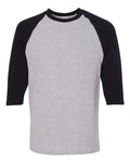 Gildan 5700 Unisex Heavy Cotton™ Raglan Three-Quarter Sleeve T-Shirt