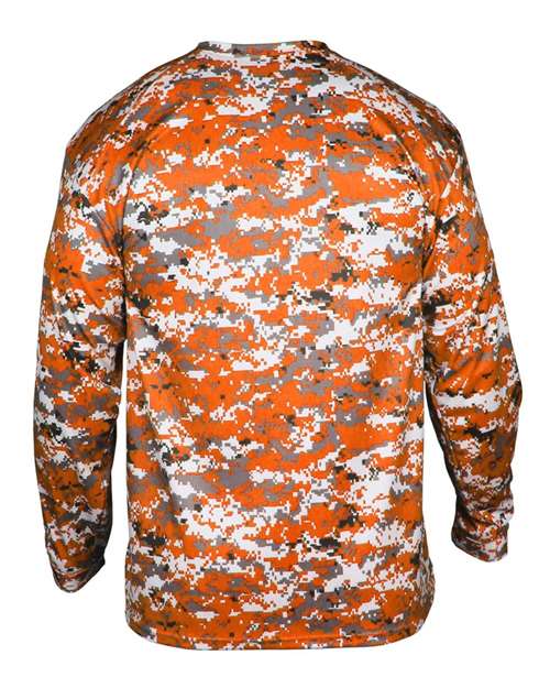 Badger 4184 Men's Digital Camo Long Sleeve T-Shirt