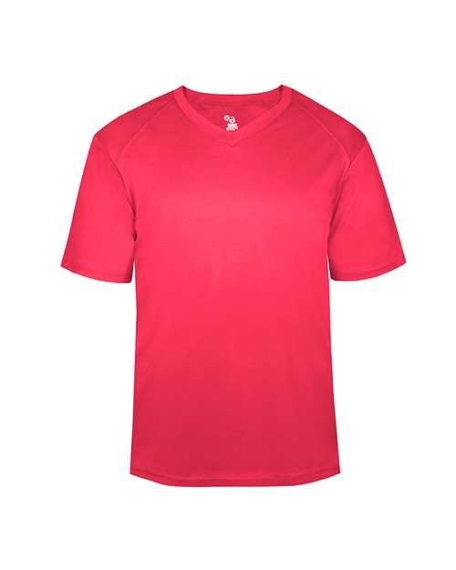 Badger 2162 Youth B-Core V-Neck T-Shirt