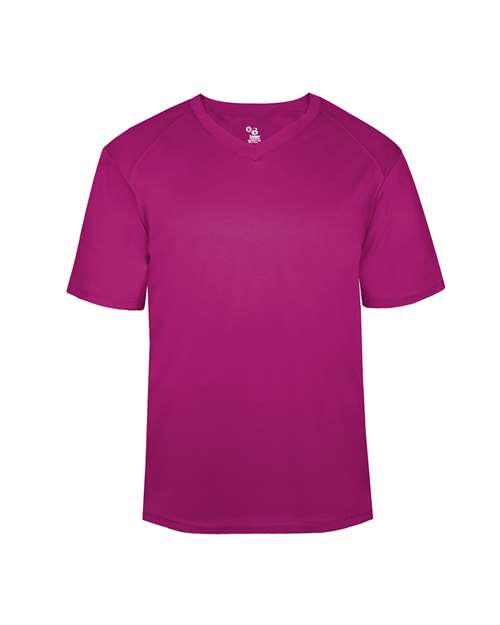 Badger 2162 Youth B-Core V-Neck T-Shirt