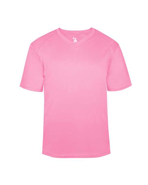 Badger 2162 Youth B-Core V-Neck T-Shirt