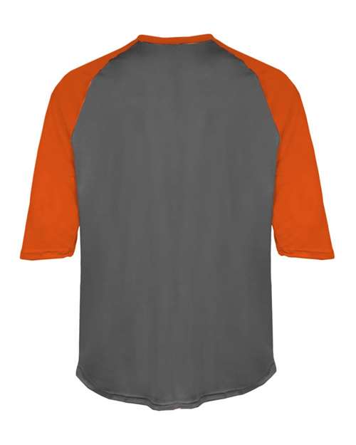 Badger 4133 Men's B-Core Three-Quarter Sleeve Baseball T-Shirt