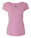 Next Level 6730 Women’s Triblend Scoop Neck Tee