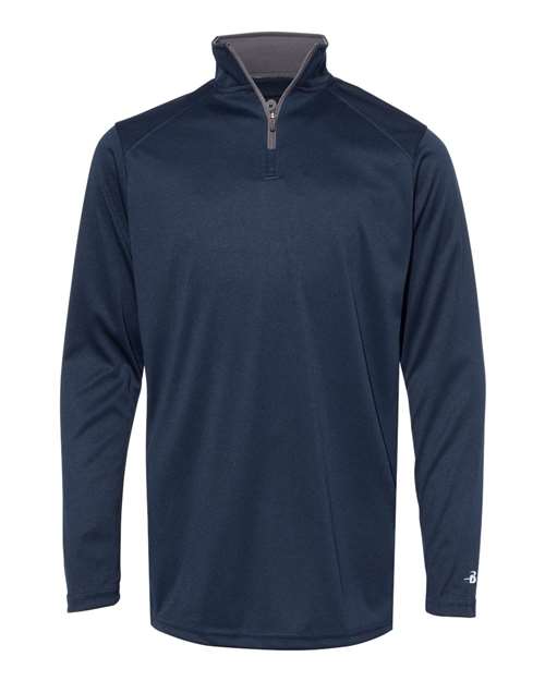 Badger 2102 Youth B-Core Quarter-Zip Pullover