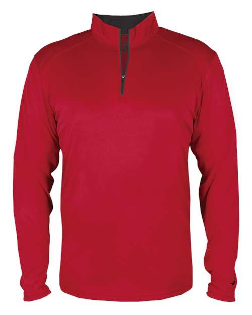 Badger 2102 Youth B-Core Quarter-Zip Pullover